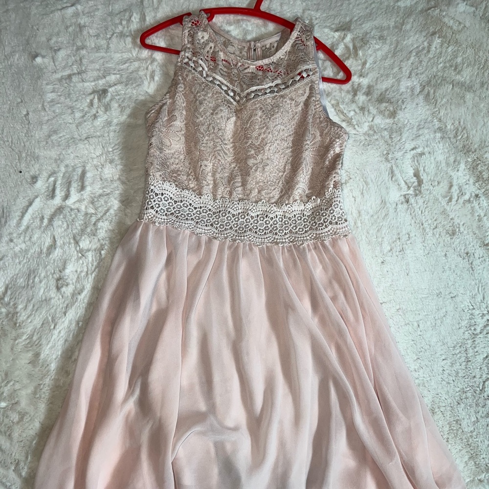 BCX size 7 dress light pink